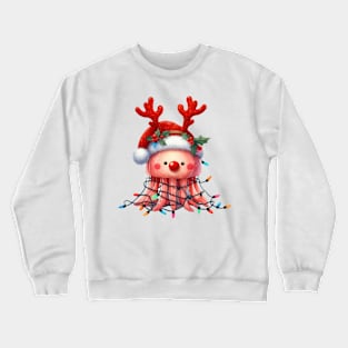 Christmas Red Nose Jellyfish Crewneck Sweatshirt